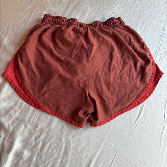 Nike Women's Burgundy Athletic Shorts - Picture 3 of 3